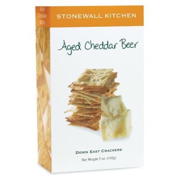 Stonewall Kitchen  Aged Cheddar Beer Crackers - 5 oz