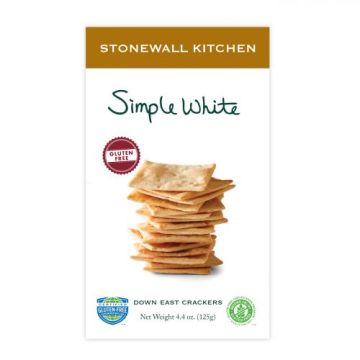 Stonewall Kitchen  Gluten Free Simple White Cracker - 125 g