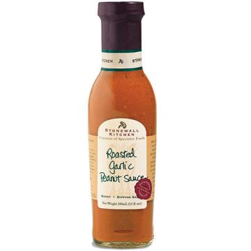 Stonewall Kitchen  Roasted Garlic Peanut Sauce (Pl) - 11 fl oz / 330 ml