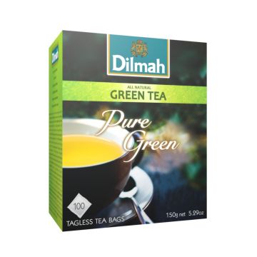 DIlmah Tea Pure Green Tea 100s - 150 g
