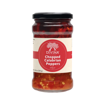 Divina Calabrian Peppers Chopped - 10.6 oz / 300 g