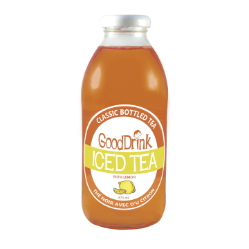 GoodDrink Black Tea with Lemon Tea - Special Order - 473 ml x 12