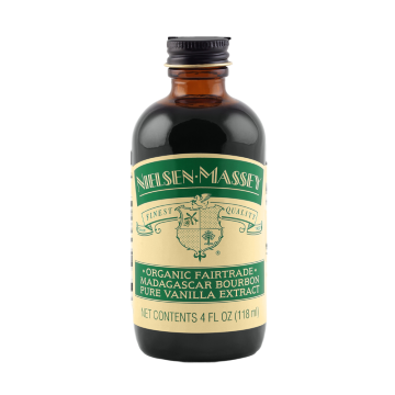 Nielsen-Massey 4 oz Organic Fairtrade Madagascar Bourbon Vanilla Extract - 4 oz