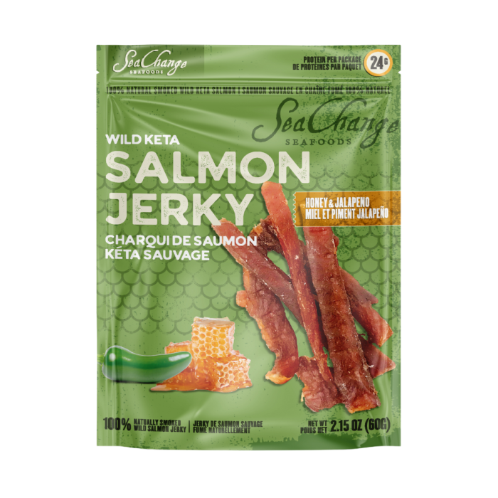 SeaChange Seafoods Honey & Jalapeno Wild Keta Salmon Jerky 60g