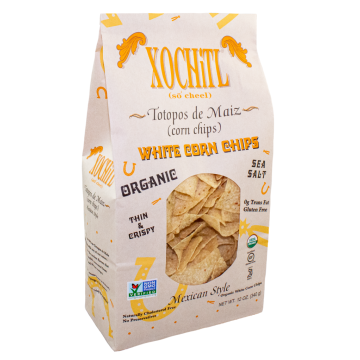 Xochitl Organic Kosher White Corn Chips - 340 g