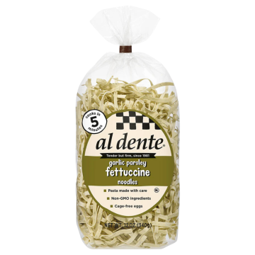 Al  Dente Garlic Parsley Fettuccine Pasta - 340 g