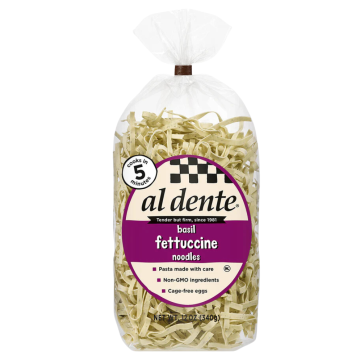 Al  Dente Basil Fettuccine Pasta - 340 g