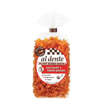 Al  Dente Red Lentil and Sweet Potato Pasta - 227 g