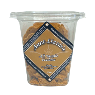 Aunt Lizzie's All Maple Rolled Oat Cookies - 180 g