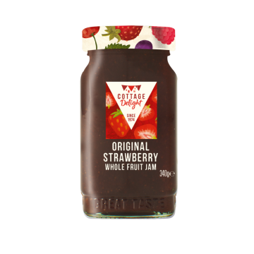 Cottage Delight Original Strawberry Whole Fruit Jam - 340g