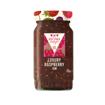 Cottage Delight Luxury Raspberry Jam - 340g