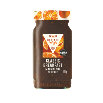 Cottage Delight Classic Breakfast Thick Cut Marmalade - 350g