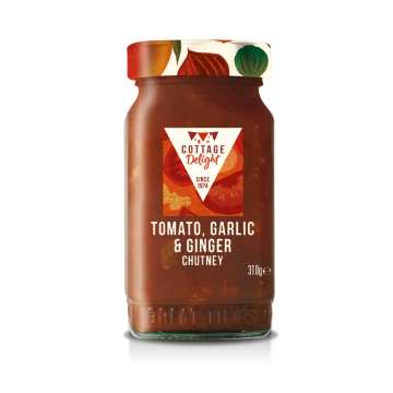 Cottage Delight Tomato, Garlic & Ginger Chutney - 310g