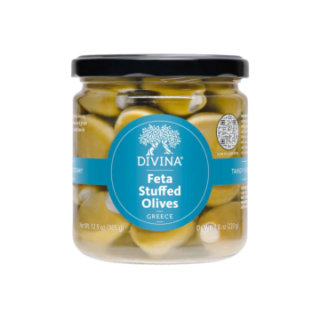 Divina Olives Stuffed With Feta Cheese (in Water) - 375 ml