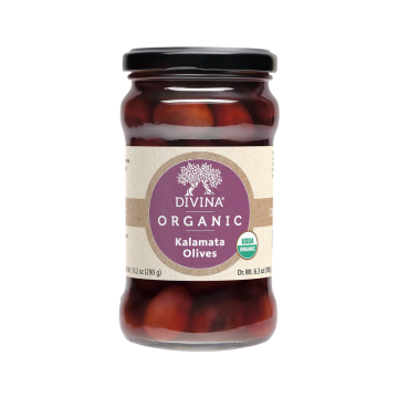 Divina Organic Whole Kalamata Olives - 290 ml