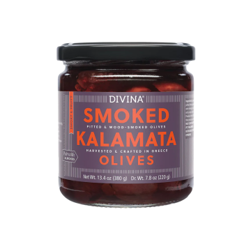 Divina Smoked Kalamata Olives - 375 ml