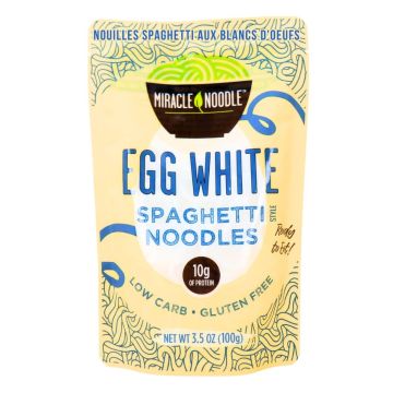 Egg White Noodles Spaghetti Style 100g