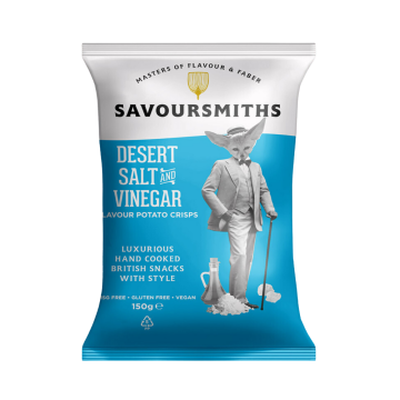 Savoursmiths Desert Salt And Vinegar Potato Chips  - 150 g
