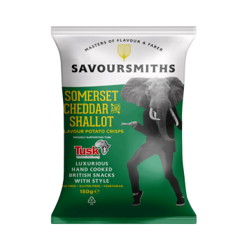 Savoursmiths Somerset Cheddar And Shallot Potato Chips  - 150 g