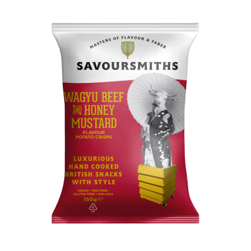 Savoursmiths Vegan Wagyu Beef With Honey Mustard Potato Chips  - 150 g