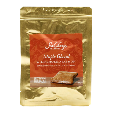 SeaChange Seafoods Maple Glazed Smoked Pink Salmon Pouch - 100 g