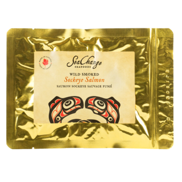 Gold Pouch of Smoked Sockeye Salmon
