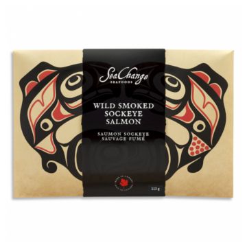 SeaChange Seafoods Smoked Sockeye Salmon Travel Pack