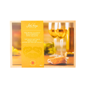 SeaChange Seafoods Ice Wine Glazed Pink Smoked Salmon - 100 g