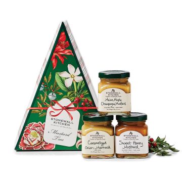 Stonewall Kitchen Holiday Mustard Tree - Seasonal - 1 gift box