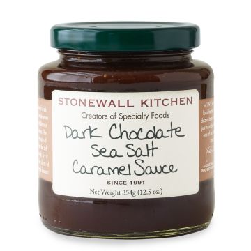 Stonewall Kitchen  Dark Chocolate Sea Salt Caramel Sauce - 369 g /13 oz