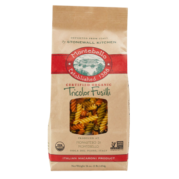 Montebello Tricolor Fusilli Pasta - 454 g