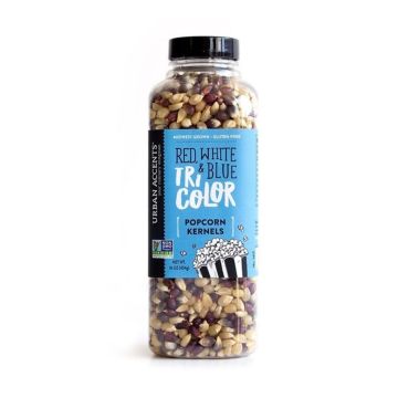 Urban Accents Red, White & Blue Tricolor Popcorn Kernels - 16 oz bottle