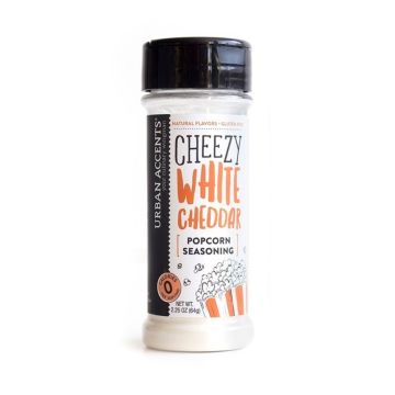Urban Accents Cheezy White Cheddar Popcorn Seasoning - 2.25 oz shaker
