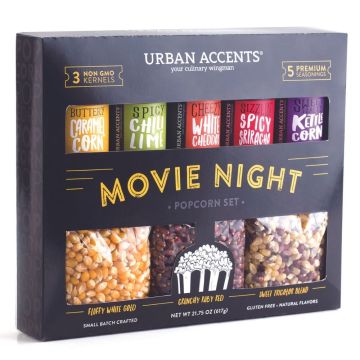 Urban Accents Movie Night Popcorn Set - 1 gift