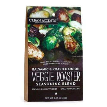 Urban Accents Balsamic & Roasted Onion Veggie Roaster Seasoning Blend - 1.25 oz tent