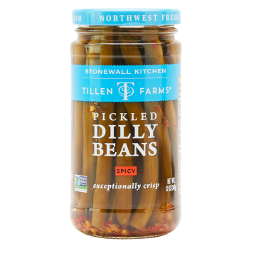 Tillen Farms Pickled Dilly Beans - Spicy - 340 g