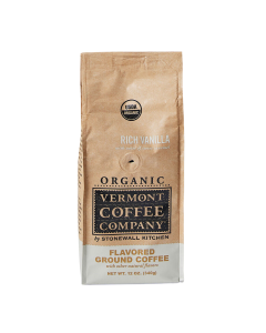 Organic Rich Vanilla Ground Coffee 12oz